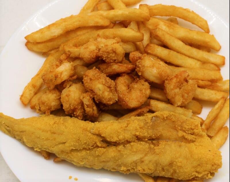 Fish And Shrimp Snack Basket